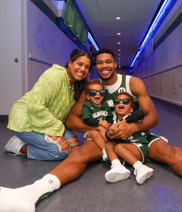 NBA Kids: Giannis Antetokounmpo's Kids Liam and Maverick Shai - Hoops Distro