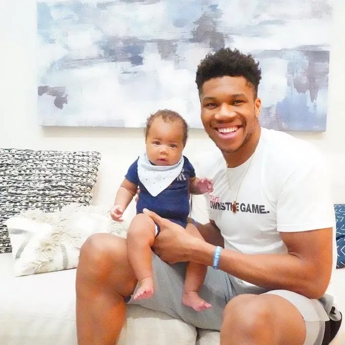 This Picture of Giannis & His Son Will Make Your Heart Melt — Tapping The  Keg Sports