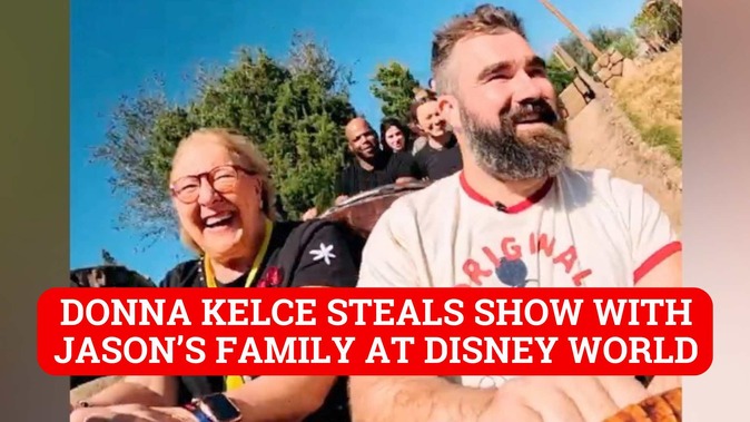 Jason Kelce takes Kylie and his kids to Disney World, but Donna Kelce has  the most fun | Marca