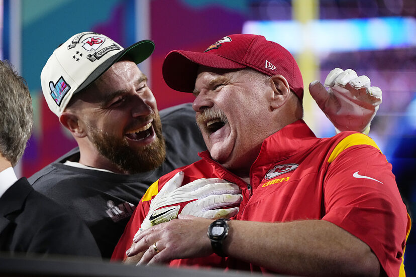 Andy Reid's unexpected response to his Super Bowl spat with Travis Kelce |  Marca