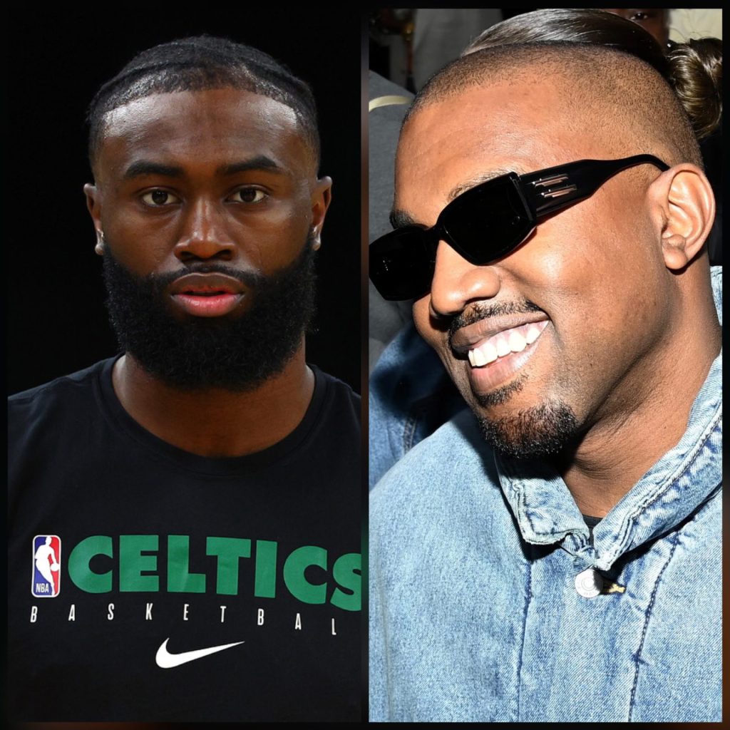 Jaylen Brown and Kanye West