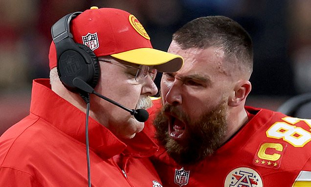 REVEALED: Why the audio of Travis Kelce's Super Bowl meltdown at Chiefs  coach Andy Reid may have been blocked from being aired | Daily Mail Online