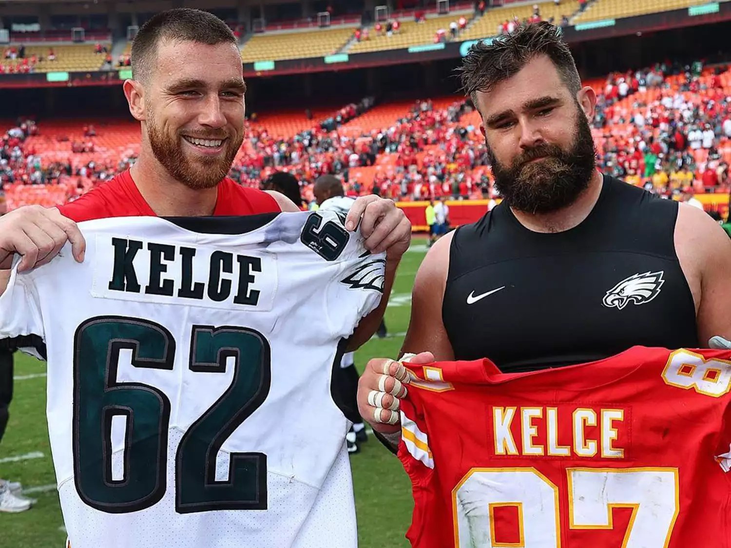 Travis and Jason Kelce