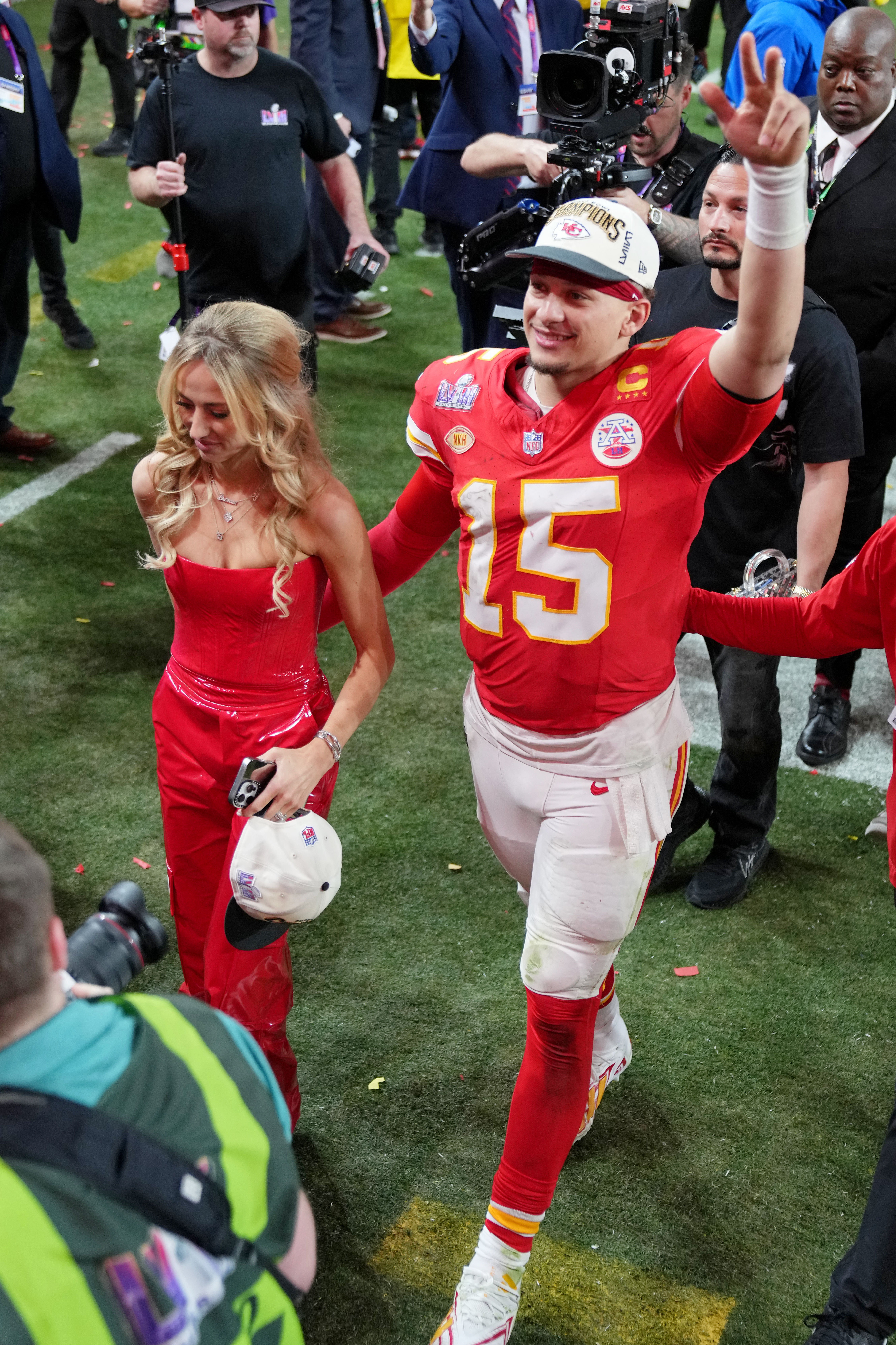 Mahomes is a three-time Super Bowl champ