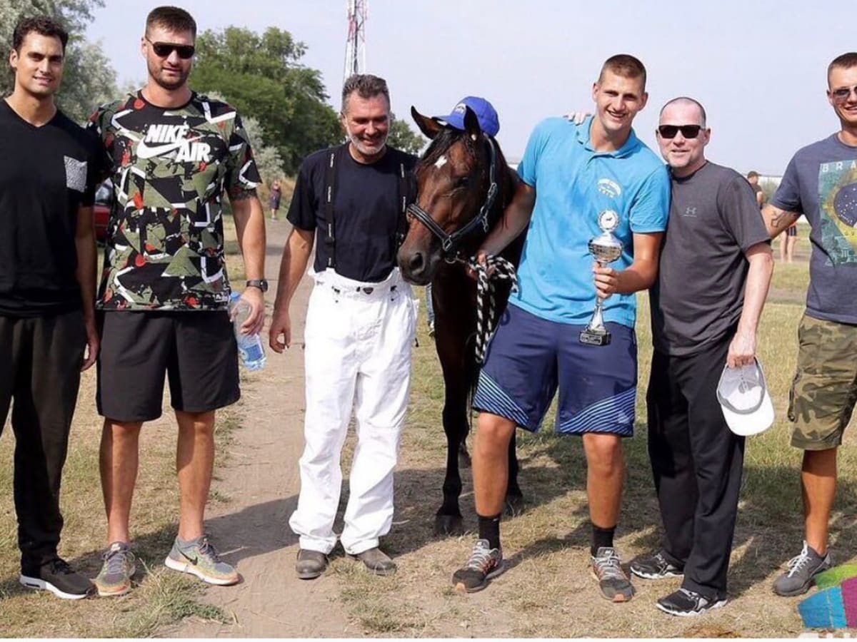 NBA Fans Say Nikola Jokic Looked Happier With A Horse Racing Trophy Than With The NBA MVP - Fadeaway World