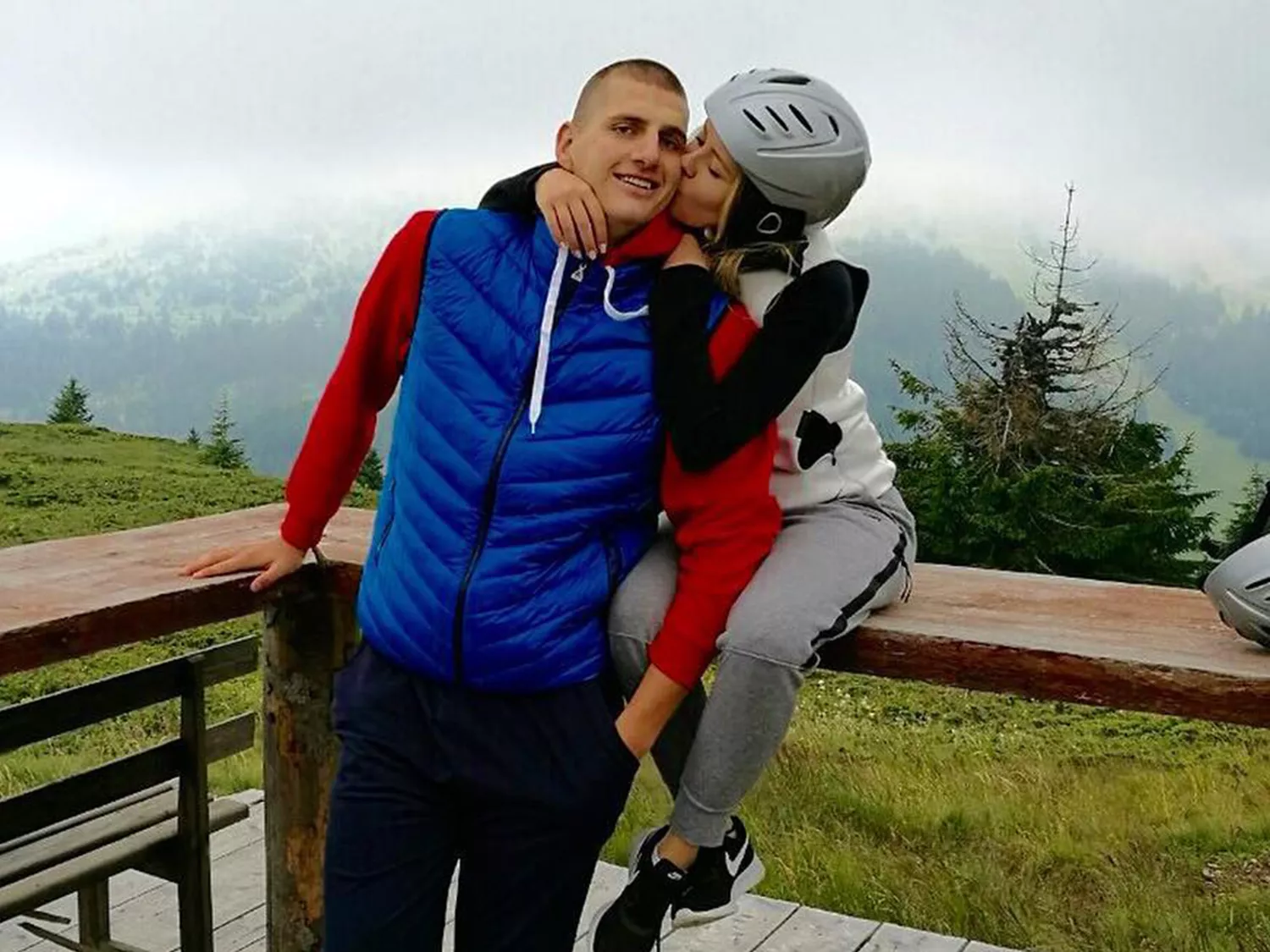 Nikola Jokic and Natalija Jokic