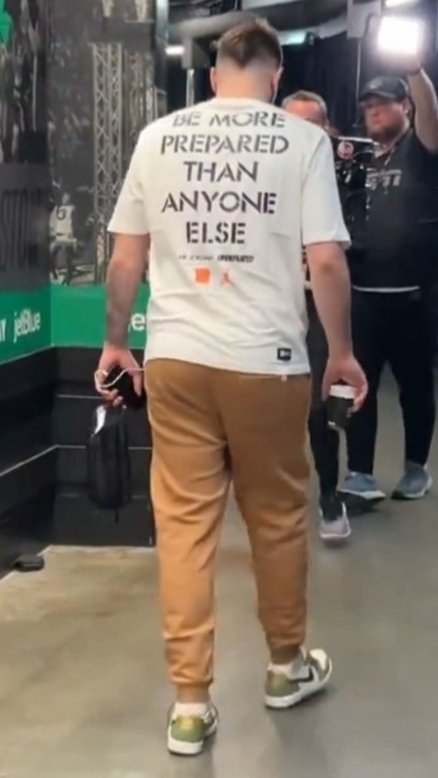 Doncic wears a shirt with a strong message ahead of Game 2