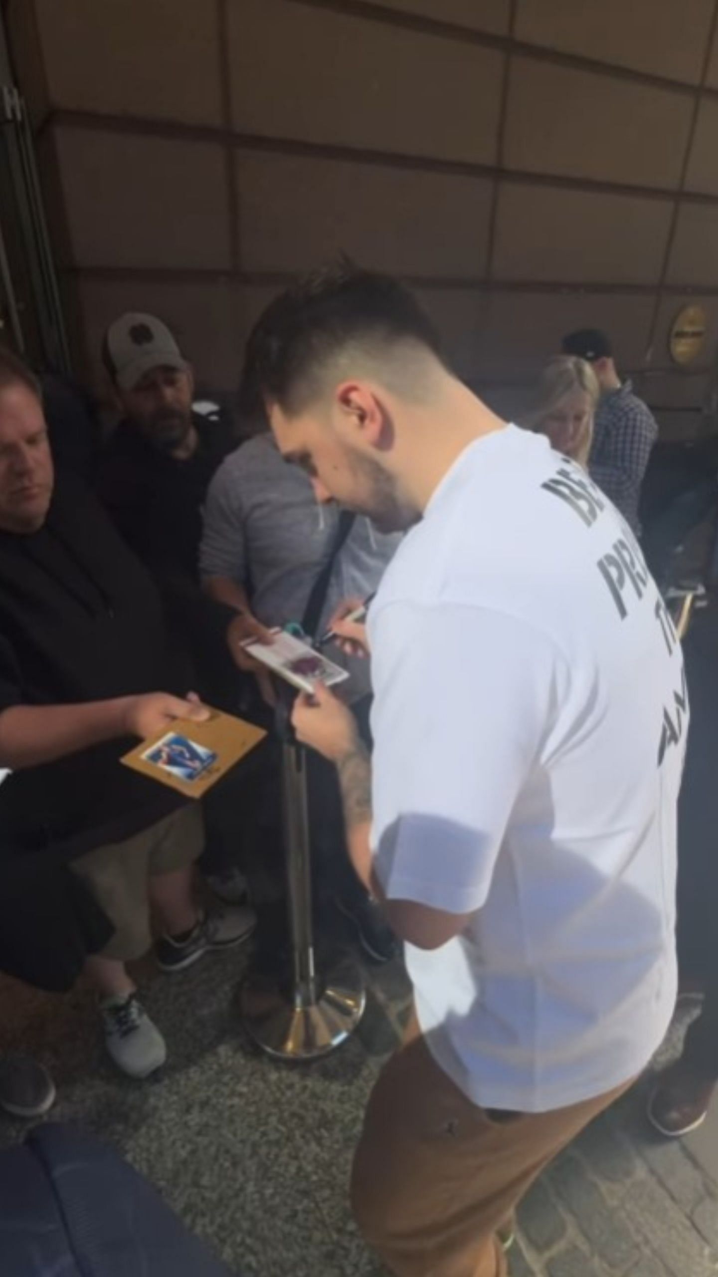 Doncic wears a shirt with a strong message ahead of Game 2