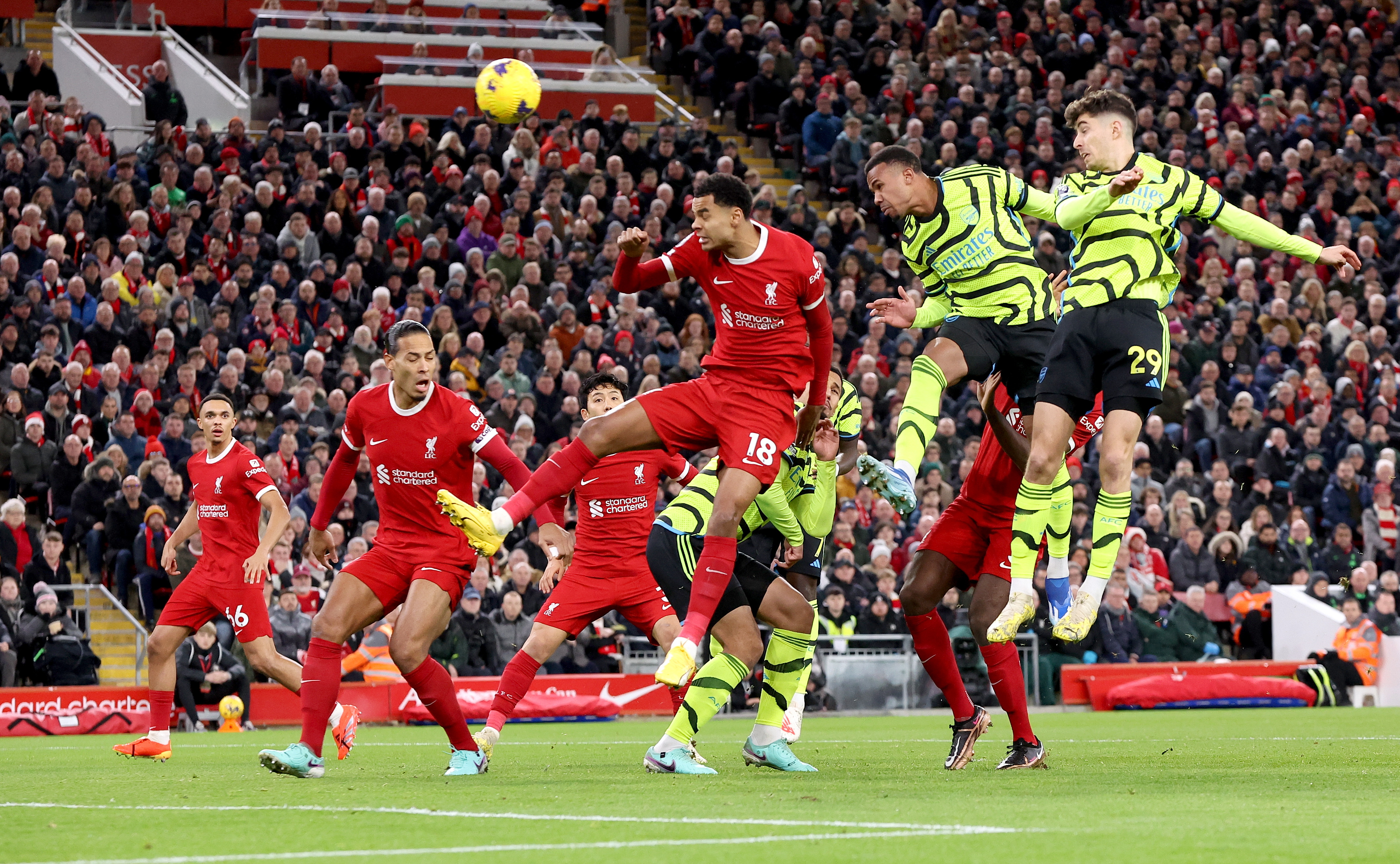 Gabriel Magalhaes opened the scoring