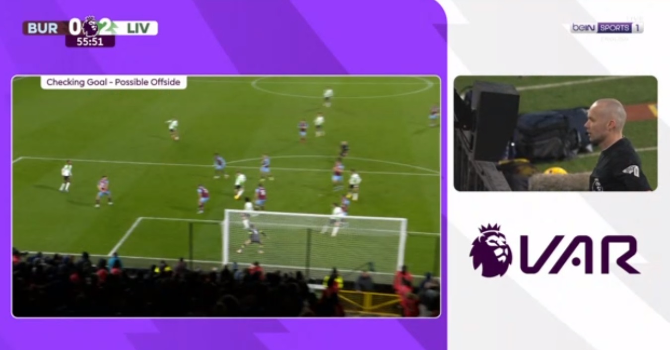 beIN SPORTS on X: "Harvey Elliott's goal is disallowed as Mohamed Salah was  stood in an offside position in front of the Burnley goalkeeper, James  Trafford. #beINPL #TwitterClarets #LFC https://t.co/tyEw7SUr3f" / X