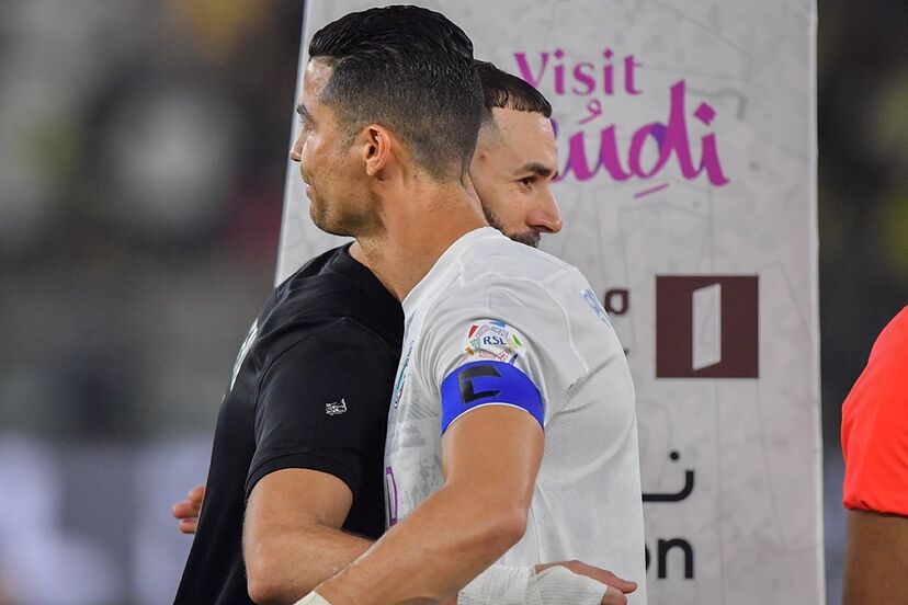 Ittihad - Nassr: Cristiano Ronaldo wins match against Karim Benzema in  Madridista legends' reunion - Liga Saudí