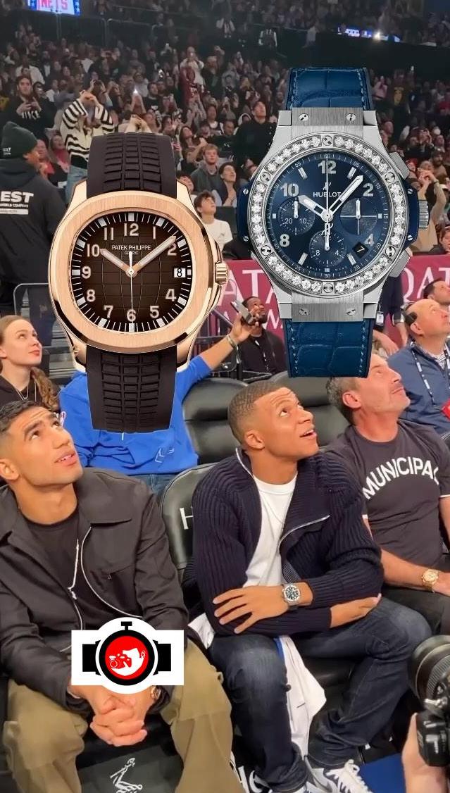 Kylian Mbappé's Hublot Big Bang Stainless Steel Watch