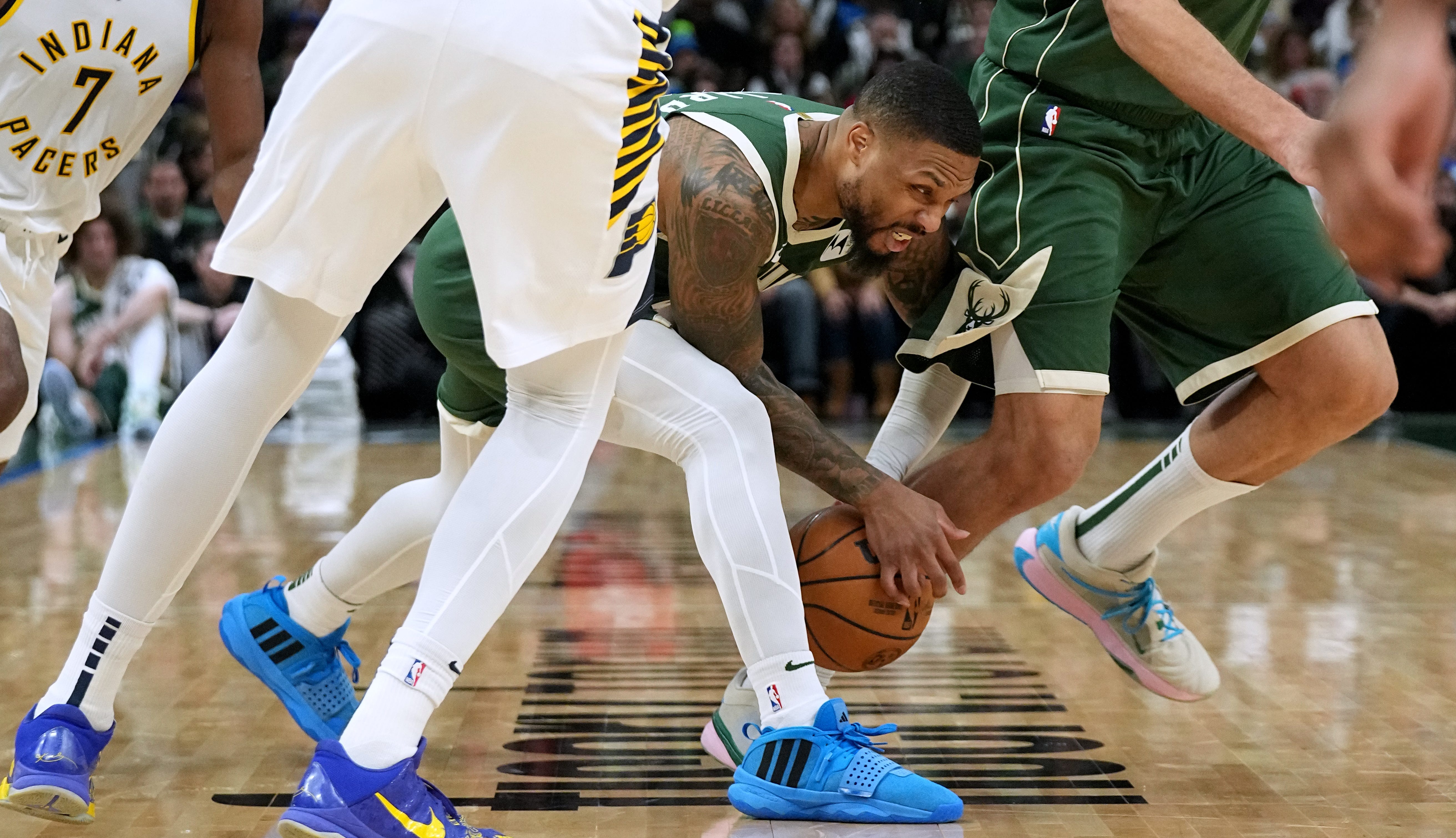 Best photos from the Milwaukee Bucks vs. the Indiana Pacers at Fiserv Forum