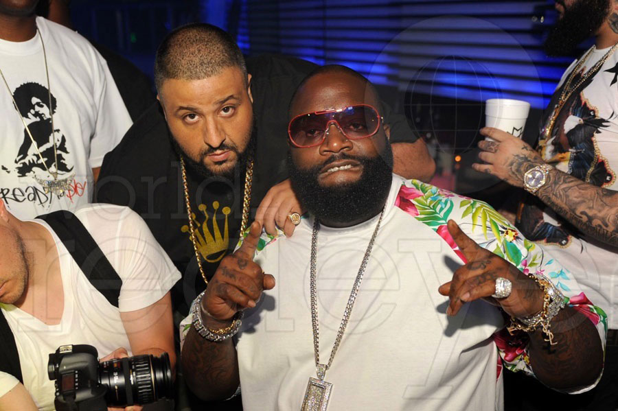 DJ Khaled & Rick Ross at Mansion - World Red Eye | World Red Eye