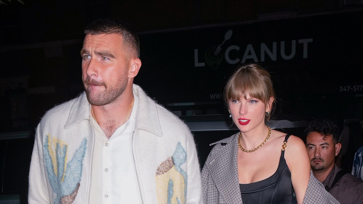 Travis Kelce with Taylor Swift