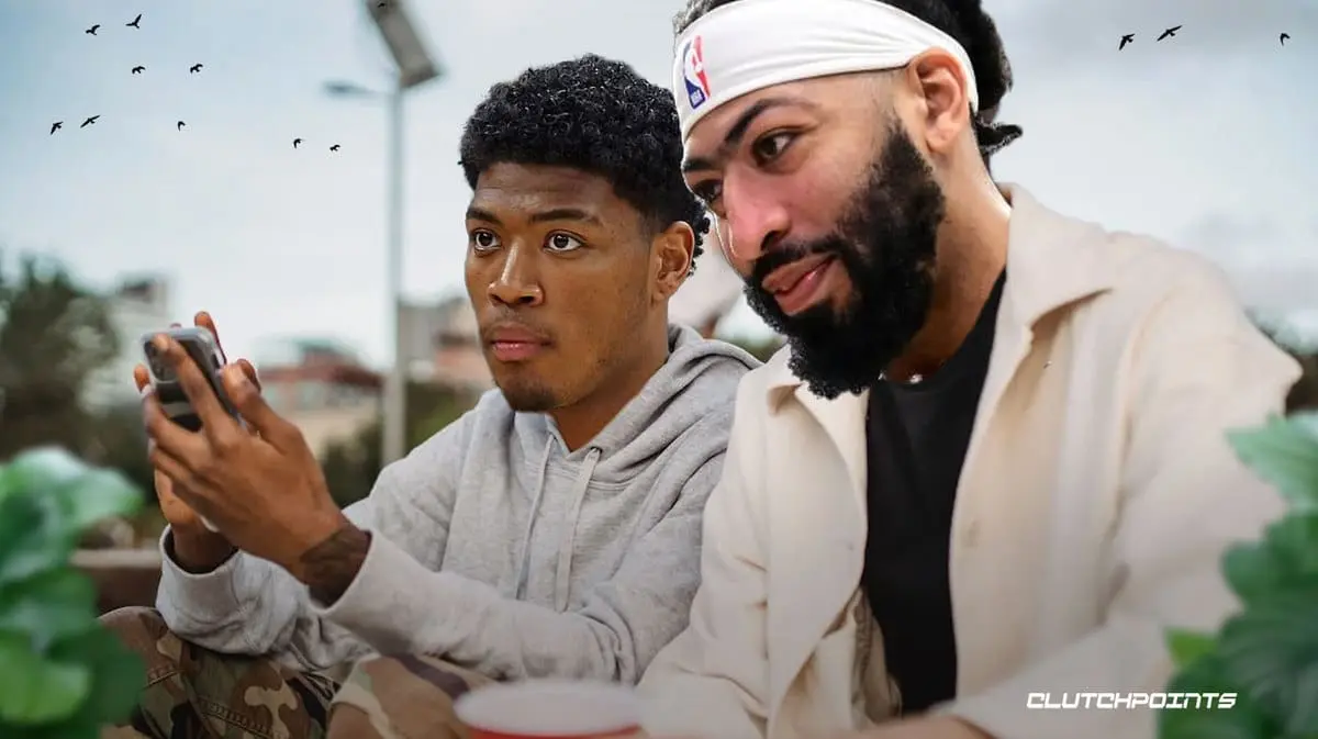 Lakers: Anthony Davis' hilarious reaction to Rui Hachimura saving AD  lowlights