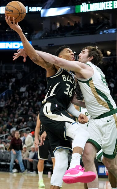 Best photos from the Milwaukee Bucks vs. the Boston Celtics at Fiserv Forum