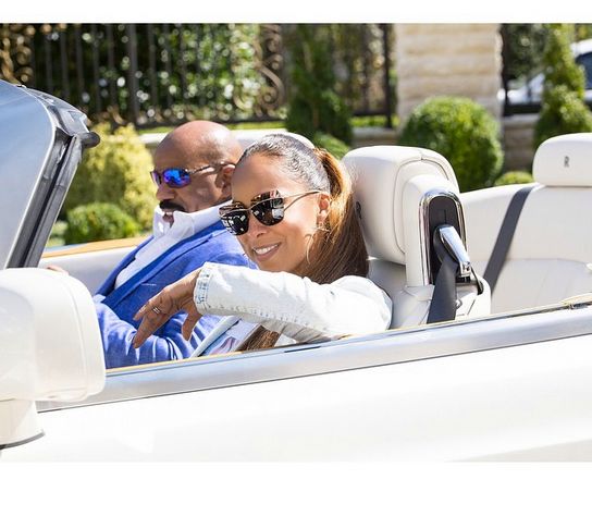 Must Be Nice: Steve Harvey Gives His Wife Marjorie A $500K Rolls Royce For  Her 50th Birthday [Photos] | Marjorie harvey, Steve harvey, Steve harvey  family