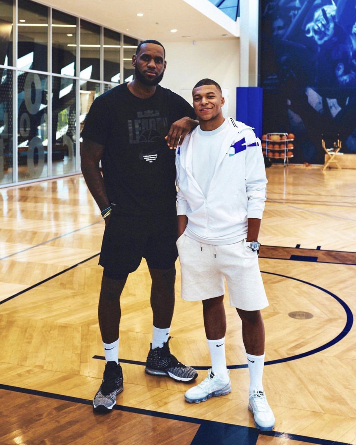 LeBron & Mbappe | Kylian mbappé, Lebron james, Lebron