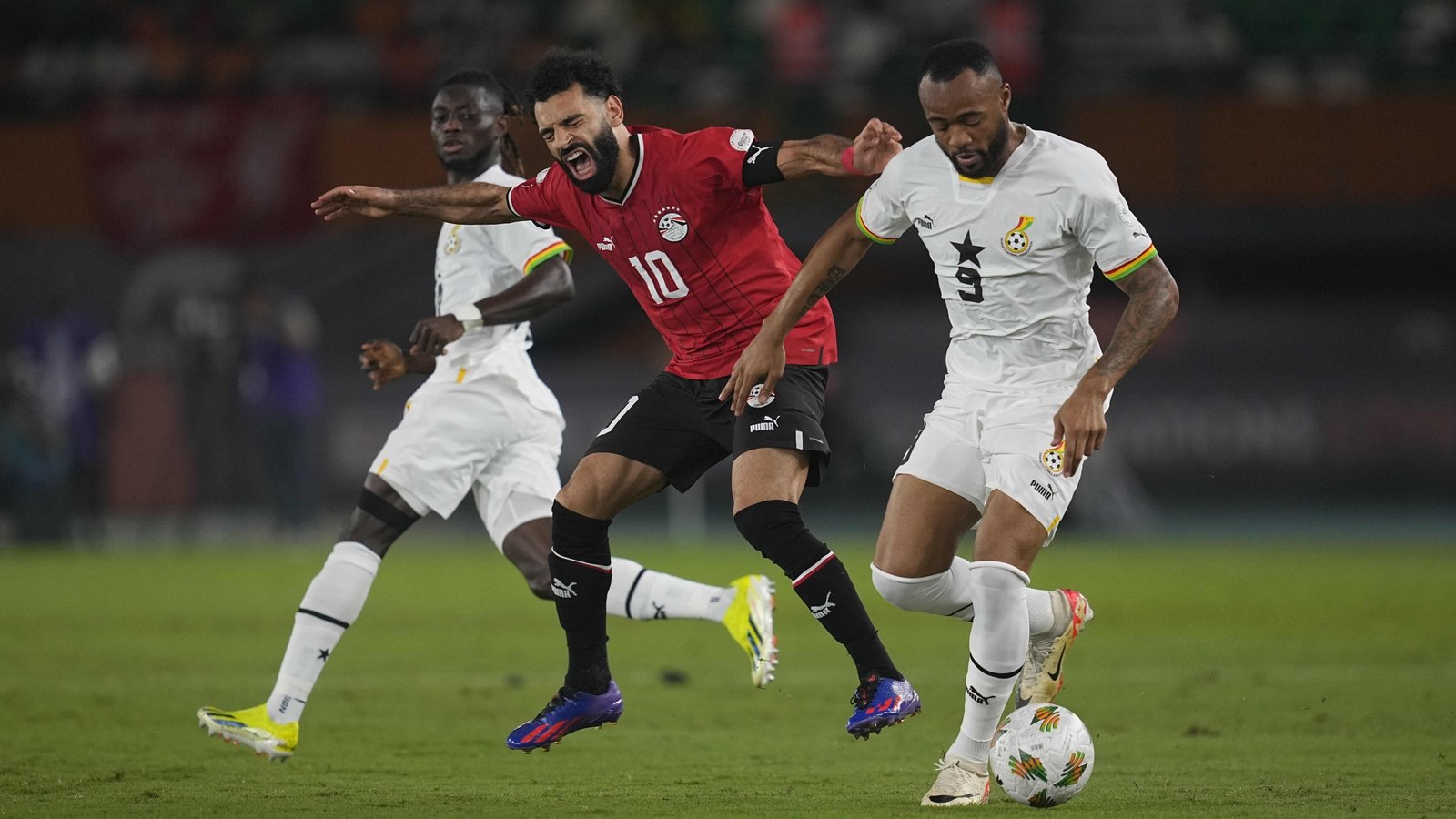 AFCON: Salah injured in draw between Egypt and Ghana