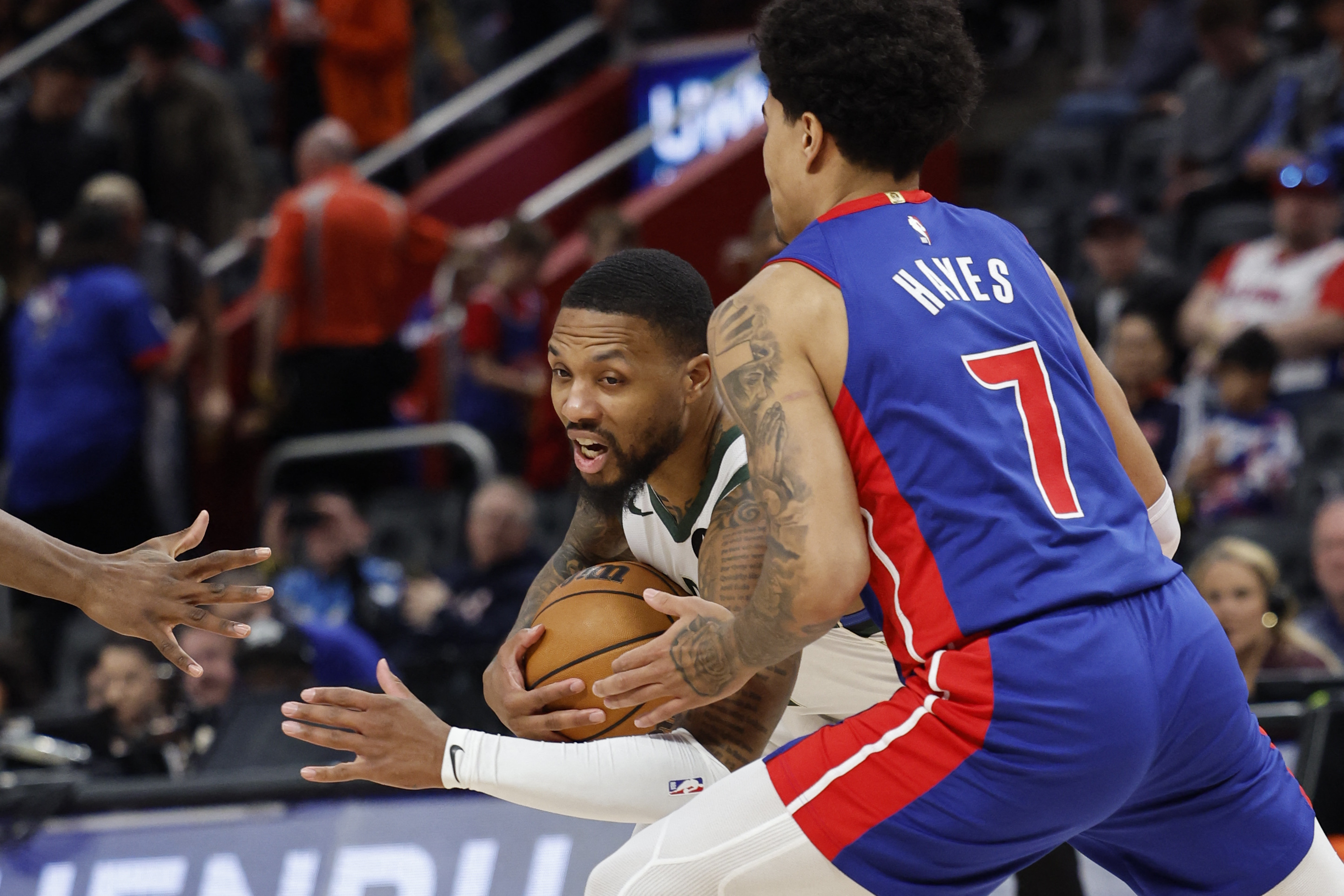 Damian Lillard steps up to lead Bucks past Pistons | Reuters