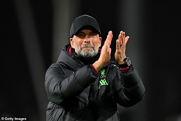 Jurgen Klopp appreciated the moment, saying: 'Never in life should you take for granted that you are part of a football team that can win trophies'