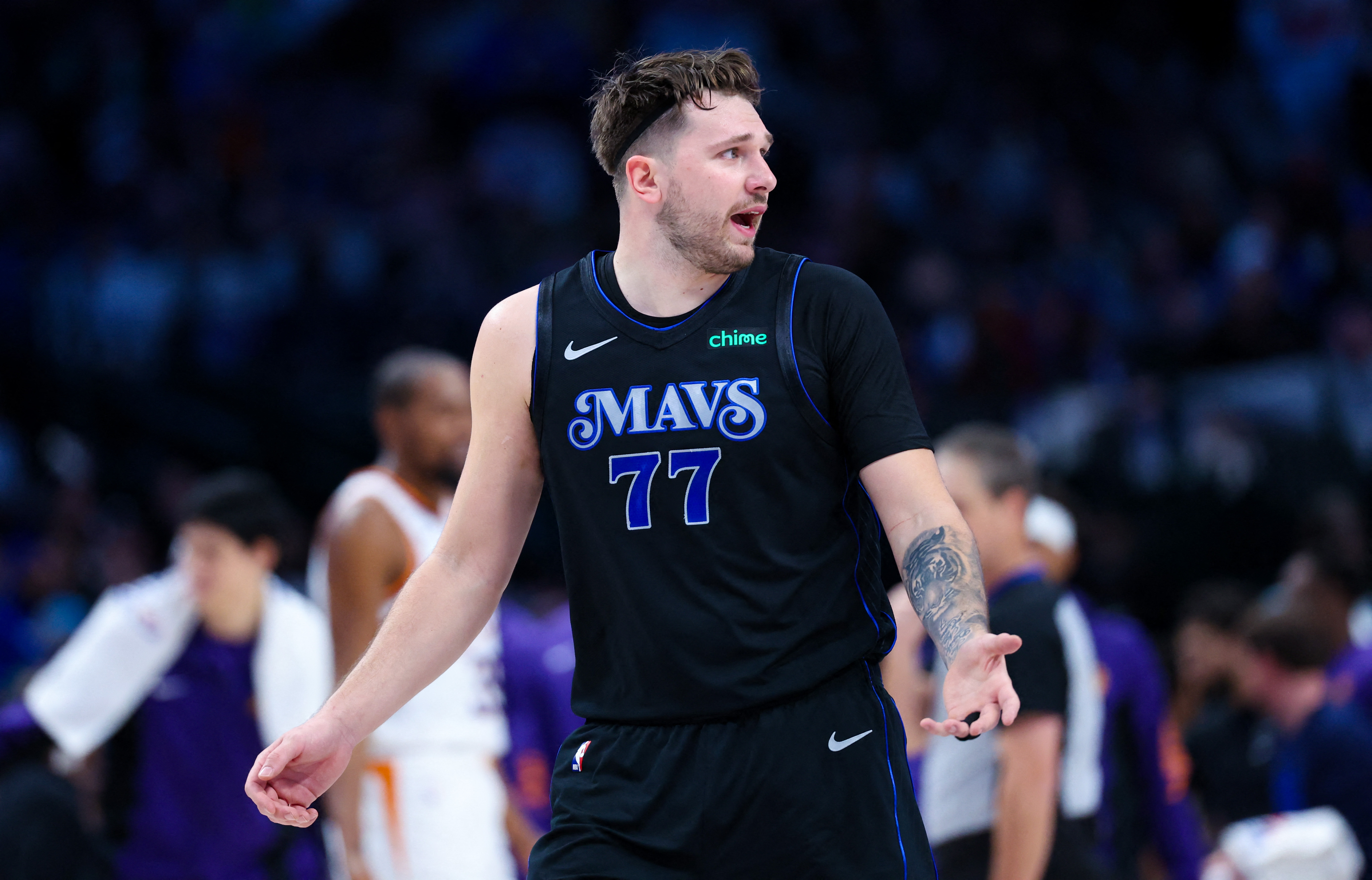 Luka Doncic opens up on 'frustration' after NBA fan ejected for 'cursing'  Mavericks star 'the whole first half' | The US Sun