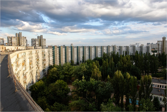 Round apartment buildings in Moscow, Russia : r/europe