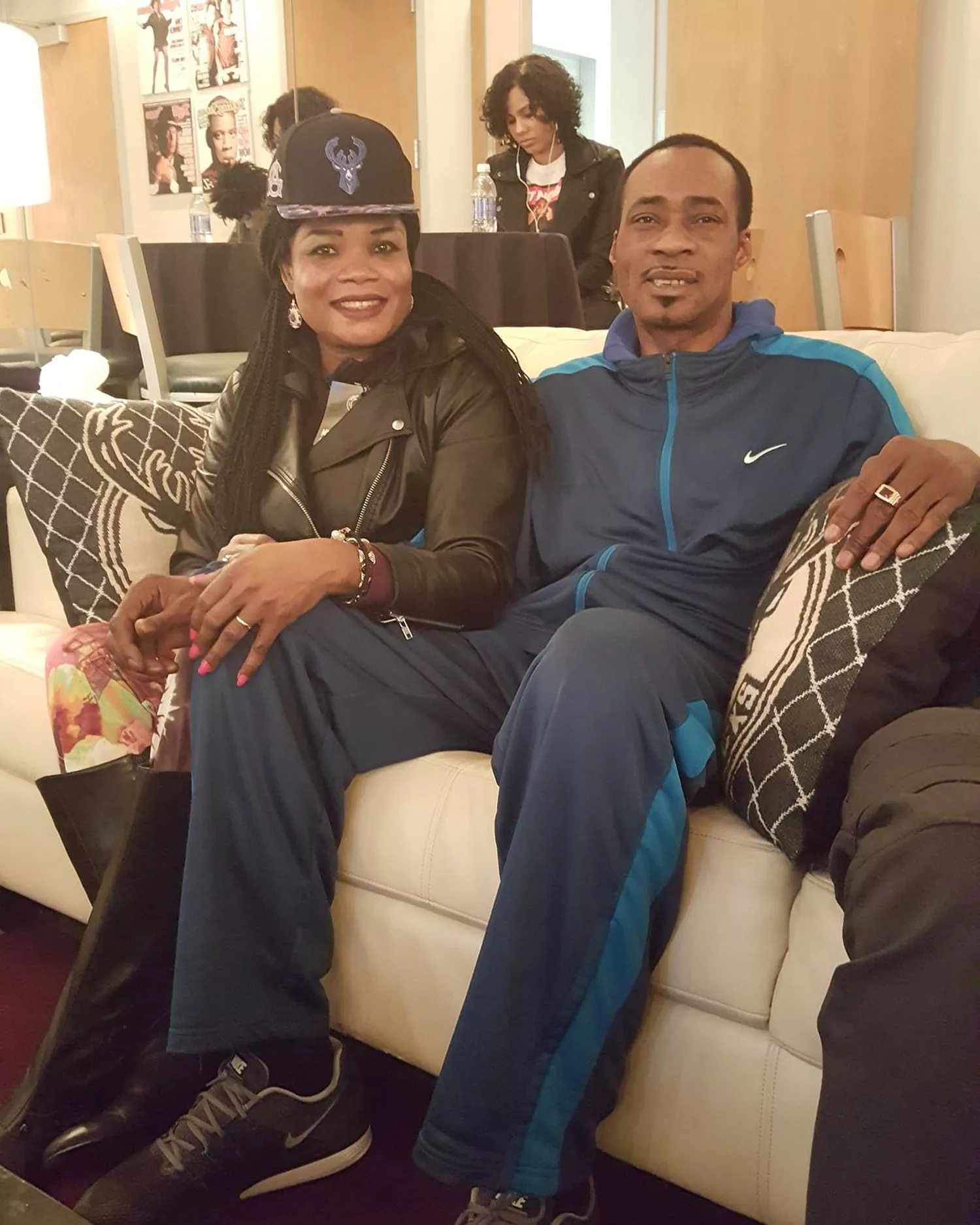 Giannis Antetokounmpo's parents, Charles and Veronica