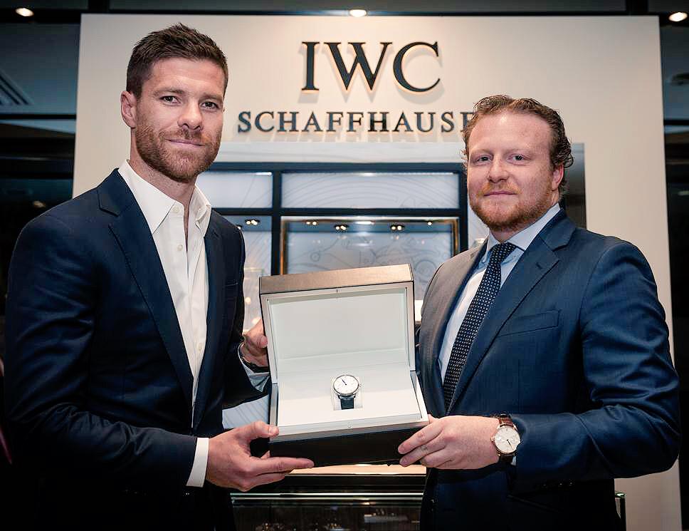 IWC Watches on X: "We are happy to welcome our new Brand Ambassador  @XabiAlonso in our @IWC Boutique in Madrid ️ http://t.co/38iNkcCF1E" / X