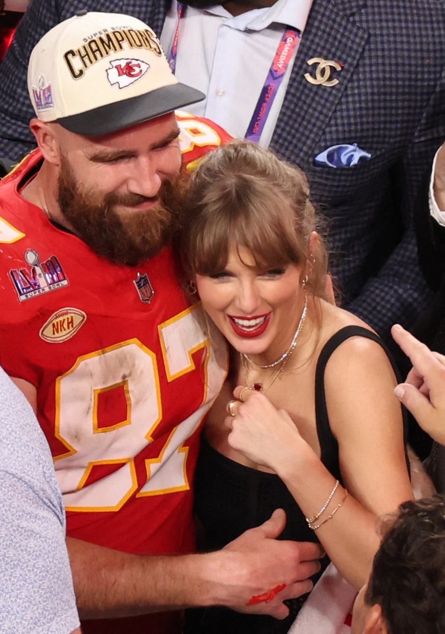 Taylor Swift and Travis Kelce