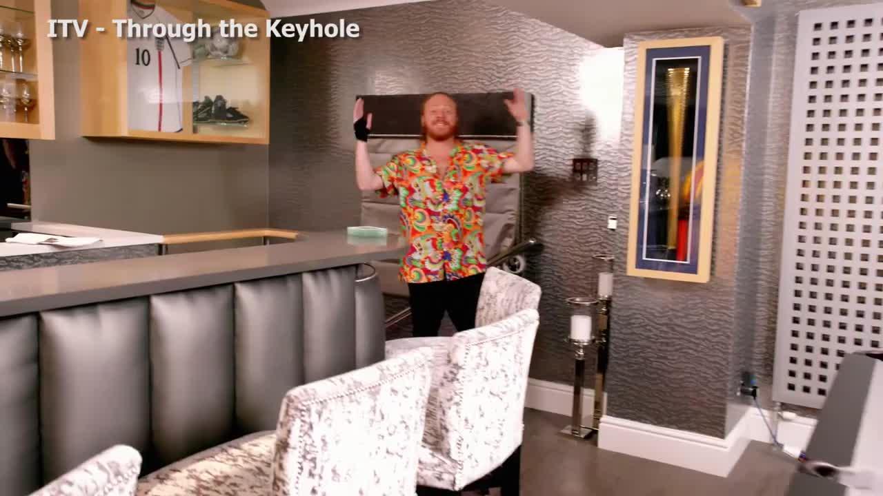  Keith Lemon was given access to Owen's home for his ITV show Through the Keyhole