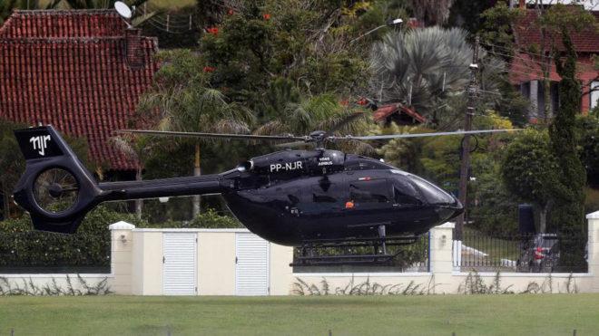 Neymar flies in Airbus helicopter for training - P.M. News