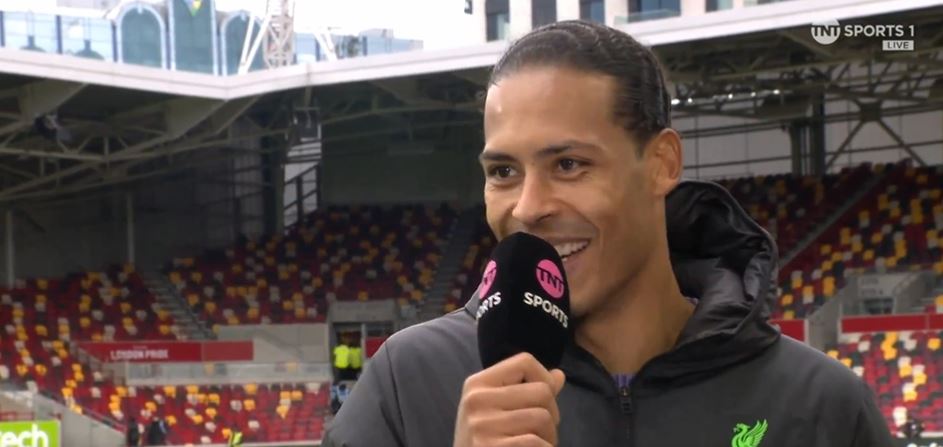 Van Dijk didn't even know about his milestone, which saw him winning a record 171st game