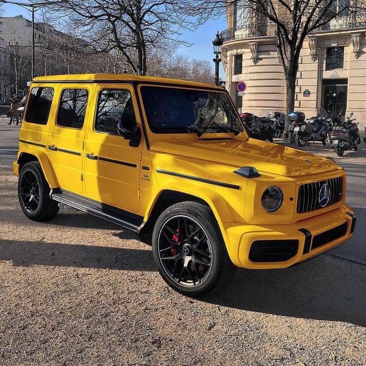 Yellow g class #gclass” | G wagon, Mercedes g, G class