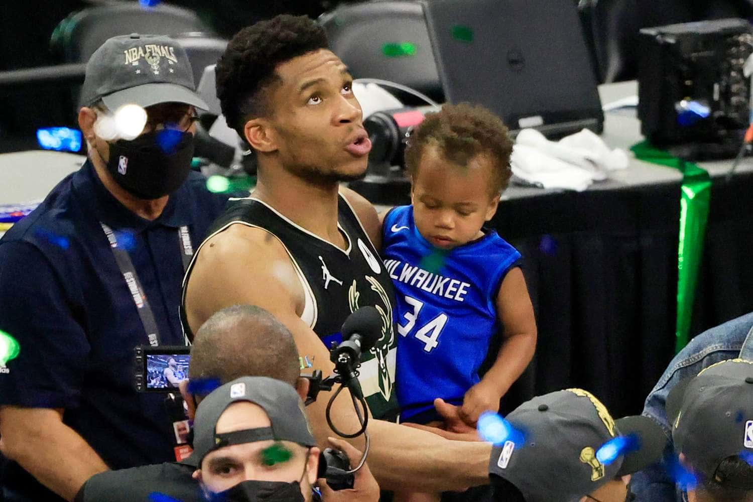 Giannis Antetokounmpo makes heartwarming promise to his children