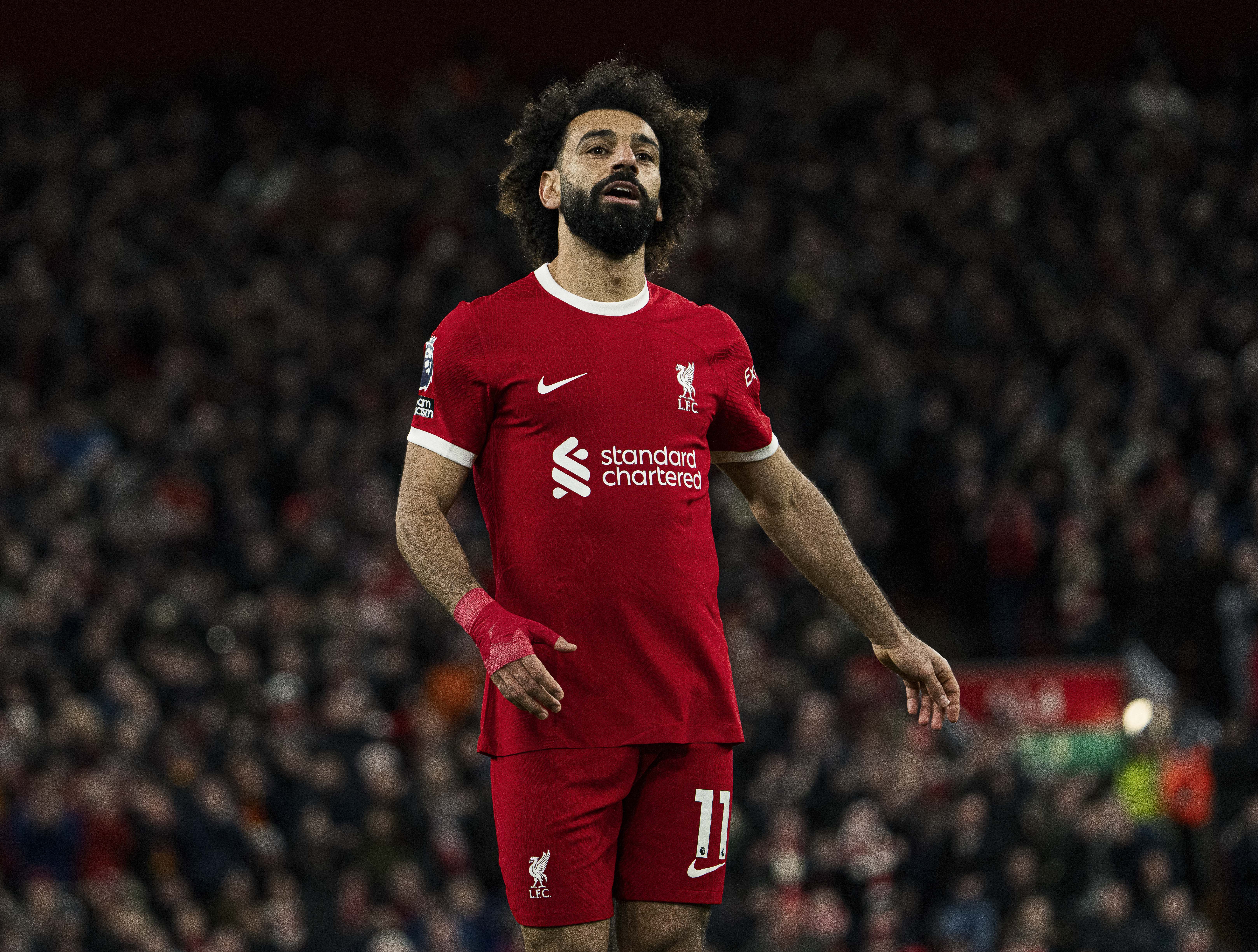 Salah is facing a fitness battle to play in this weekend's Carabao Cup final