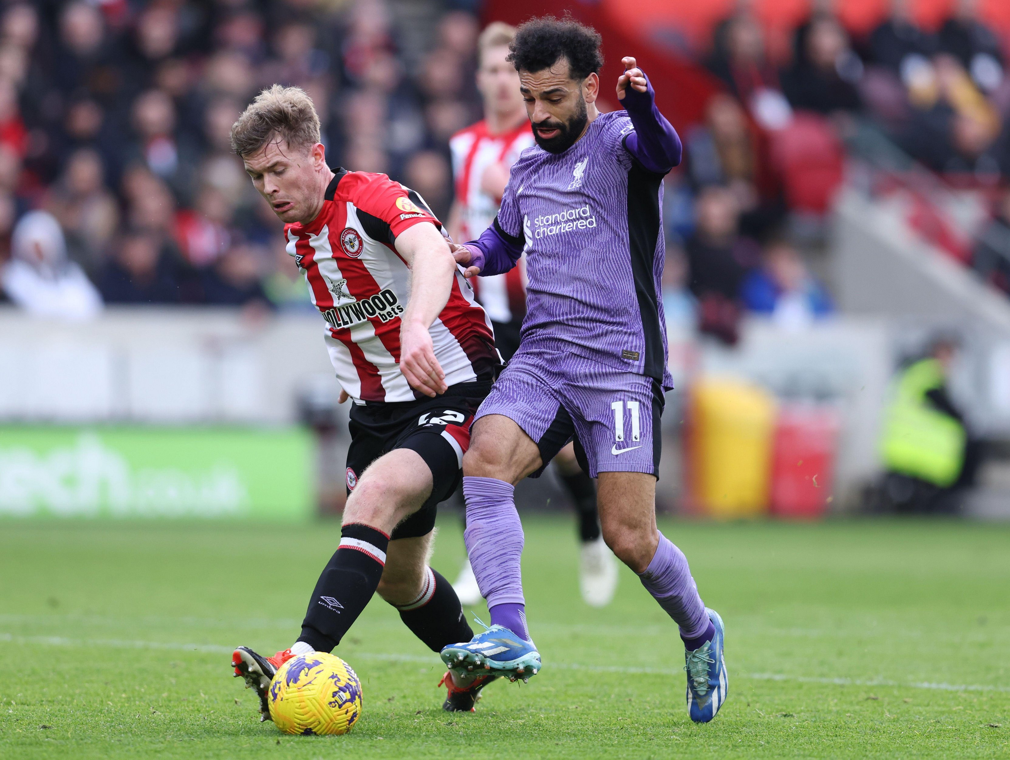 The Egyptian last played in the Reds 4-1 win over Brentford