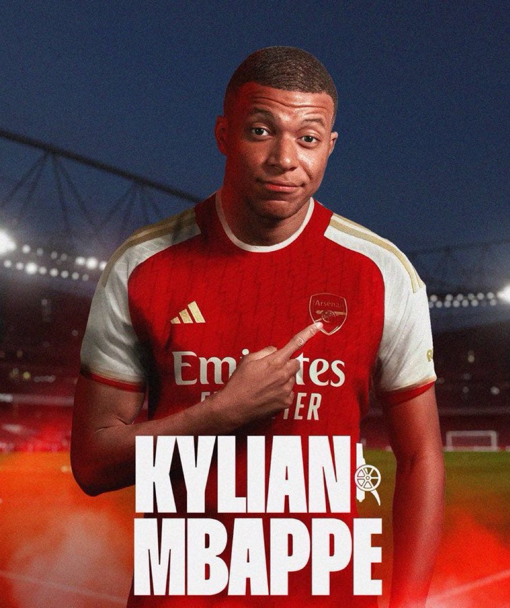 Troll Football on X: " Arsenal and Mbappe have reached an agreement.  They have agreed that Arsenal will never make a bid for him again.  https://t.co/VbChGwCeaK" / X