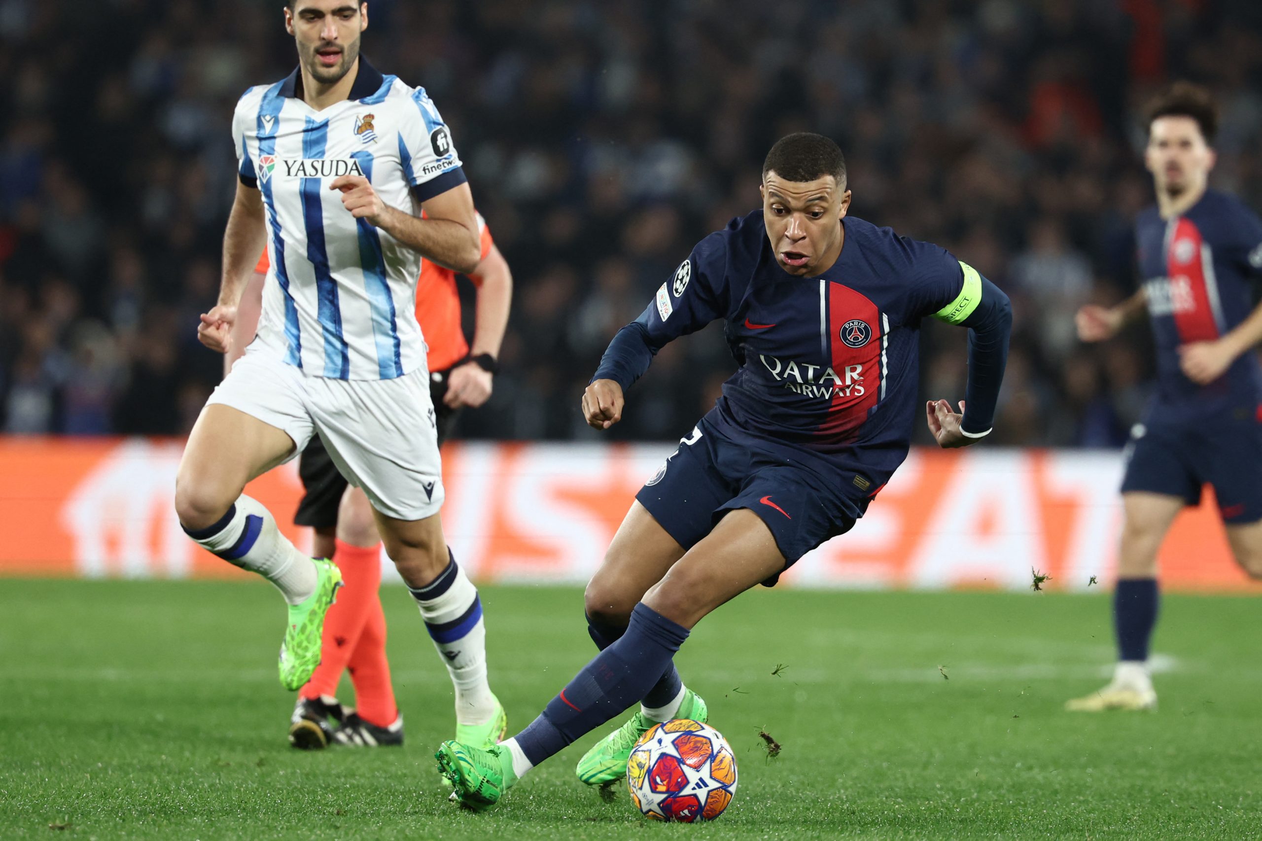 Mbappe double fires PSG past Real Sociedad to Champions League quarters -  SportsDesk