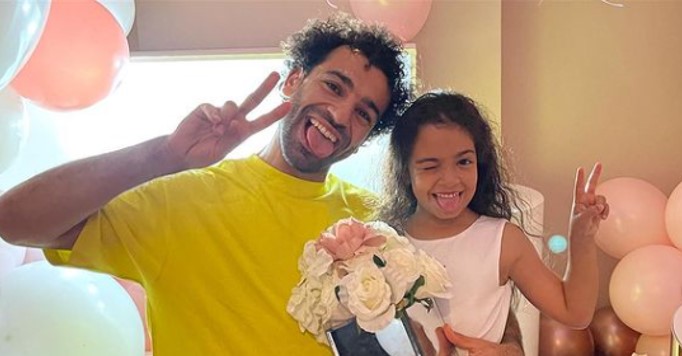 Salah celebrates daughter's birthday with social media uploads