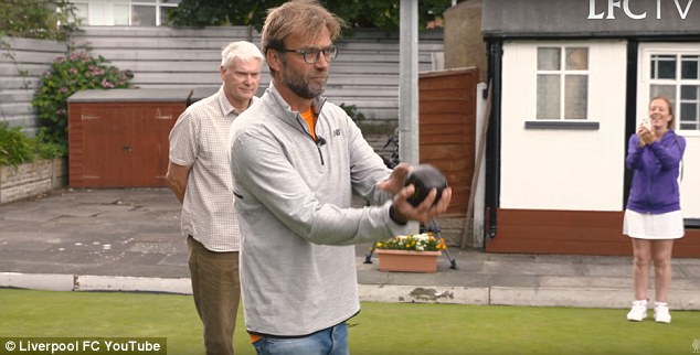 Klopp became aware of bowls as a teenager when he was on a school exchange in Luton