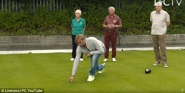 Klopp's first throw at the Holy Trinity bowling club did not bring much success