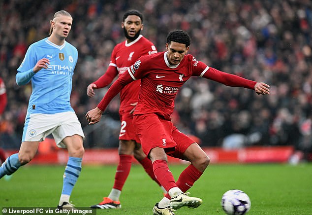 Jarell Quansah got the biggest call up of his career for the clash with Manchester City on Sunday