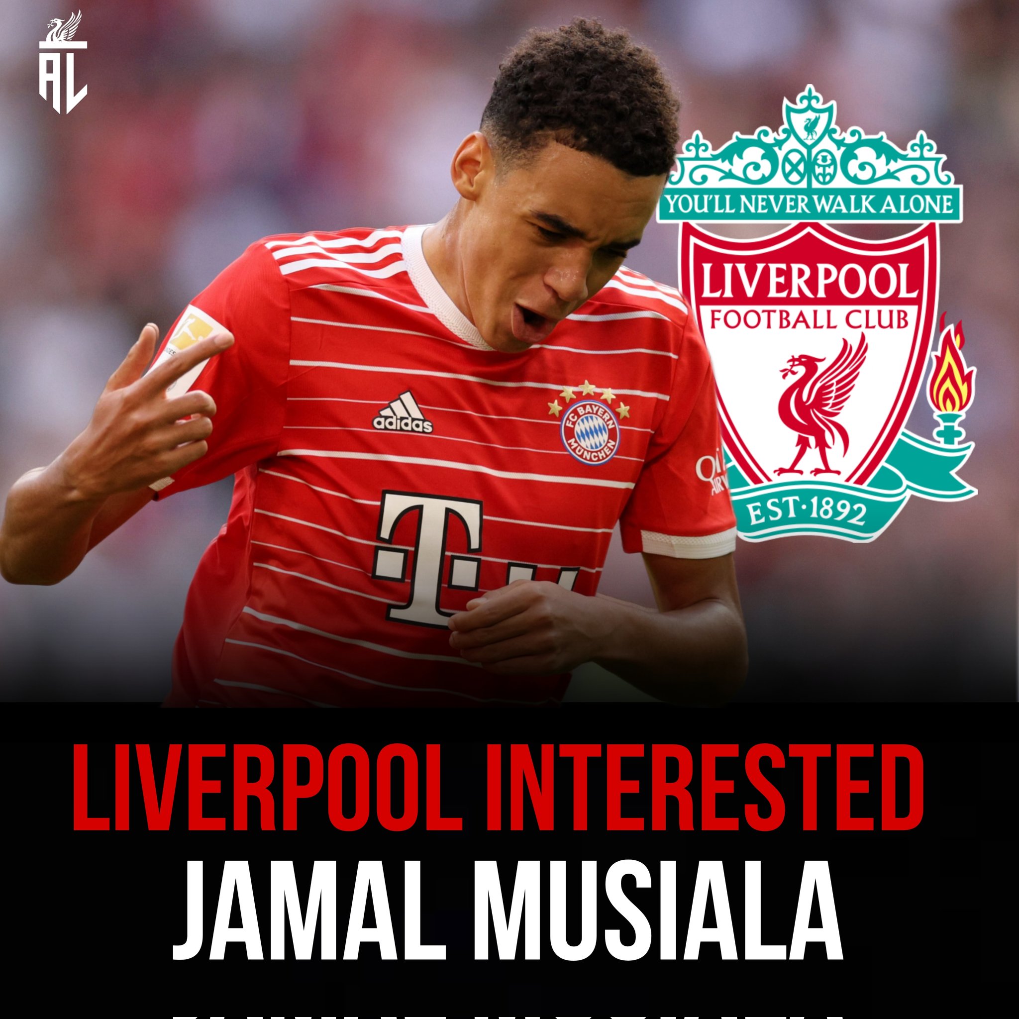 Anything Liverpool on X: " Liverpool is interested in Jamal Musiala (20) @FCBayern. His agents are currently not talking to the club about extending his contract (Til 2026) with Bayern ️ @cfbayern