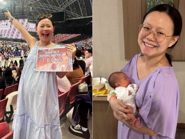 Female fan carelessly hung out at Taylor Swift concert 1 day before giving birth: Dedicated to her idol to the point of being reckless?  - Photo 2.