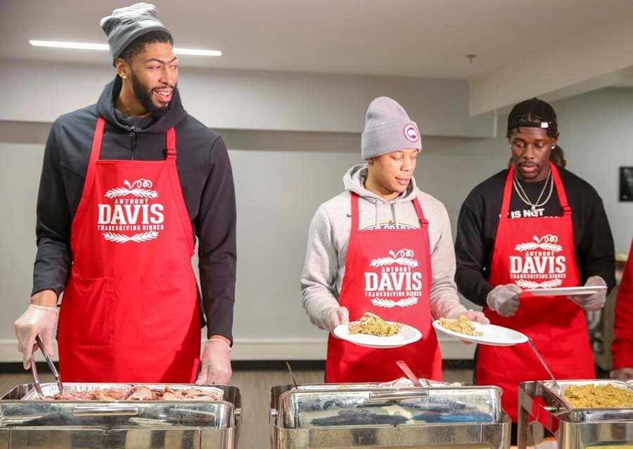 Anthony Davis’ 6th Annual Thanksgiving Dinner