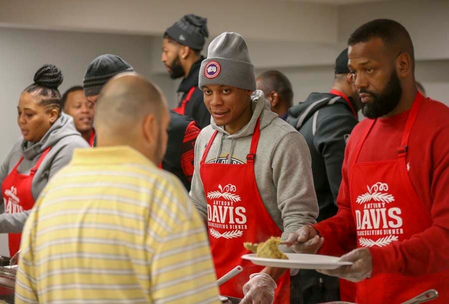 Anthony Davis’ 6th Annual Thanksgiving Dinner