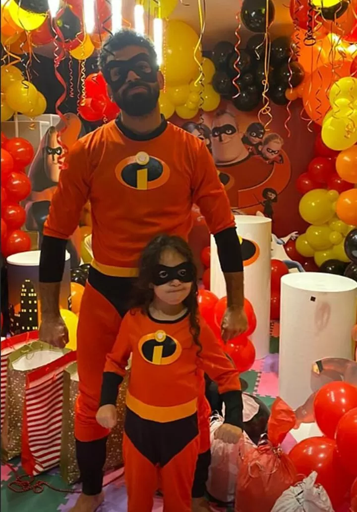 Superher-Mo! Salah wears Incredibles costume to celebrate his daughter's  birthday| All Football