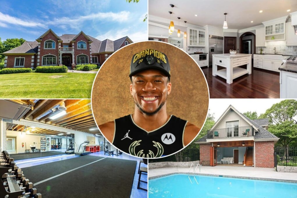 Inside new NBA champion Giannis Antetokounmpo's $2.4 million mansion - realestate.com.au